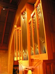 L'ensemble de la façade de l'orgue. Cliché personnel