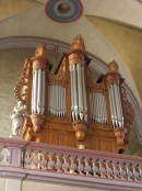 Le bel orgue J. Besançon de Maîche. Cliché personnel (2006)