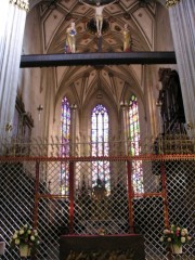 Le choeur gothique tardif de la cathédrale. Cliché personnel