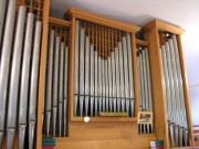 Vue d'ensemble de l'orgue en tribune. Cliché personnel