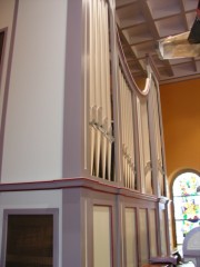 Enfilade de la façade de l'orgue. Cliché personnel