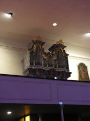 Photo de l'orgue en tribune. Cliché personnel