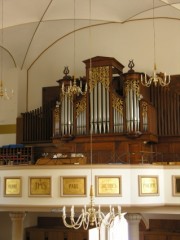 Autre vue de l'orgue depuis la chaire. Cliché personnel