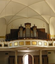 Une dernière photo de l'orgue Kuhn à Boncourt. Cliché personnel