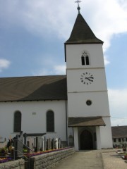 Eglise baroque de Bure. Cliché personnel