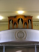 L'orgue Neidhart & Lhôte de Bourrignon. Cliché personnel de 2006