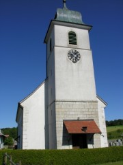Eglise de Pleigne. Cliché personnel (2006)