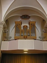 Autre vue de l'orgue Kuhn de St-Sigismond. Cliché personnel