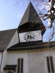 Eglise de Saanen. Cliché personnel (2006)