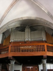 L'orgue de l'église St-Maurice d'Aigle. Cliché personnel