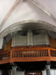 Autre vue de l'orgue à l'église d'Aigle. Cliché personnel