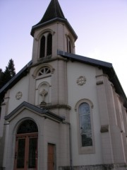 Eglise catholique du Brassus. Cliché personnel