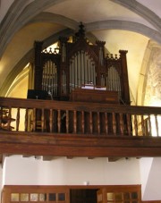Une dernière vue de l'orgue Goll (restauré par Kuhn) à St-Saphorin. Cliché personnel