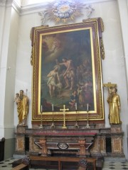 Photo d'un autel du 18ème s. Cliché personnel
