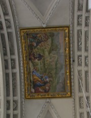 Peinture de la voûte du bras nord du transept. Cliché personnel