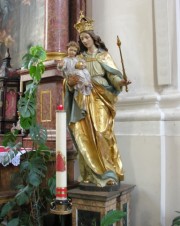Statue de la Vierge, au nord du choeur. Cliché personnel