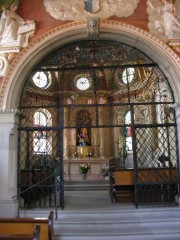 La chapelle de Marie avec sa grille Renaissance remarquable. Cliché personnel