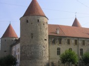 Vue du château d'Yverdon-les-Bains. Cliché personnel