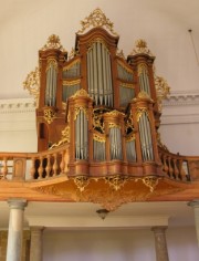 L'orgue du Temple d'Yverdon-les-Bains (tout début 2006, avant restauration). Cliché personnel