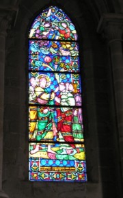 Un vitrail au Temple de Lutry. Cliché personnel