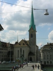 Le Fraumünster de Zürich. Cliché personnel (août 2007)
