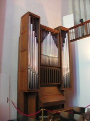 Vue de l'orgue de choeur qui est utilisé comme Fernwerk du Grand Orgue. Cliché personnel