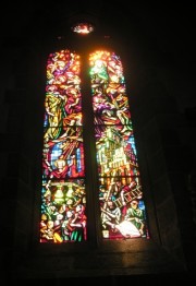 Autre vitrail du transept sud. Cliché personnel