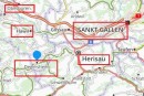 Situation géographique de Degersheim. Source: https://fr.viamichelin.ch/web/Cartes-plans/Carte_plan-Degersheim