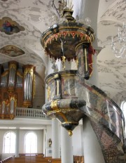 Chaire et orgue. Cliché personnel