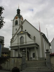 La Pfarrkirche St. Stephan de Beromünster. Cliché personnel (sept. 2007)