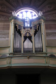 Vue de l'orgue Antegnati, de face. Cliché personnel