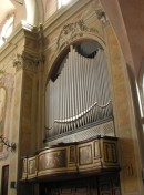 Grand Orgue de l'église S. Stefano de Tesserete (orgue Vegezzi-Bossi, 1953). Cliché personnel (sept. 2007)