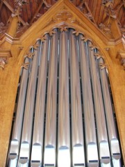 Autre vue de tuyaux de l'orgue. Cliché personnel