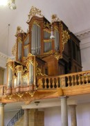L'orgue Potier / Saint-Martin (1767 - 2007) du Temple d'Yverdon-les-Bains. Cliché personnel (3 nov. 2007)
