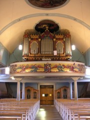Belle vue de l'orgue depuis la nef. Cliché personnel