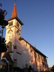 Eglise de Grolley (datant de 1907). Cliché personnel (début nov. 2007)