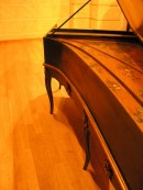 Autre vue du clavecin C. Kroll. Cliché personnel (janvier 2008)