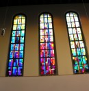 Vue de vitraux de la Friedenskirche d'Olten. Cliché personnel (janvier 2008)