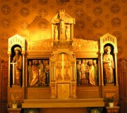 Vue du maître-autel remarquable de St-Martin d'Olten. Cliché personnel