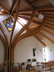 Autre vue intérieure de l'église St-Maurice, Pully. Cliché personnel