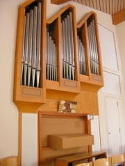 Vue de l'orgue restauré par Ayer, en 2007. Cliché personnel (mars 2008)