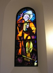 Autre vitrail de la chapelle sud. Cliché personnel