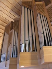 Vue de la Montre de l'orgue de Worb. Cliché personnel