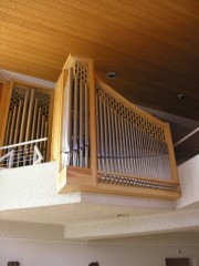 L'orgue et son Positif de dos. Cliché personnel