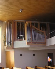 Une dernière vue de l'orgue Saby-Grenzing (2006) de St-Joseph, Lausanne. Cliché personnel
