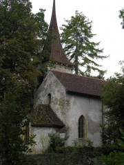 Cressier. L'ancienne église St-Martin, propriété privée. Cliché personnel