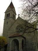 Eglise protestante de Zoug. Cliché personnel (avril 2008)