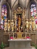 Maître-autel de St. Oswald à Zoug (1935, A. Weckbecker). Cliché personnel (avril 2008)