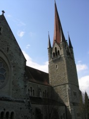 Eglise St-Michel de Zoug. Cliché personnel (avril 2008)