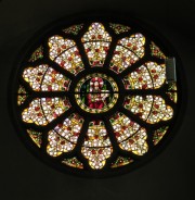 Vue de la rose Nord du transept (Jugendstil). Cliché personnel